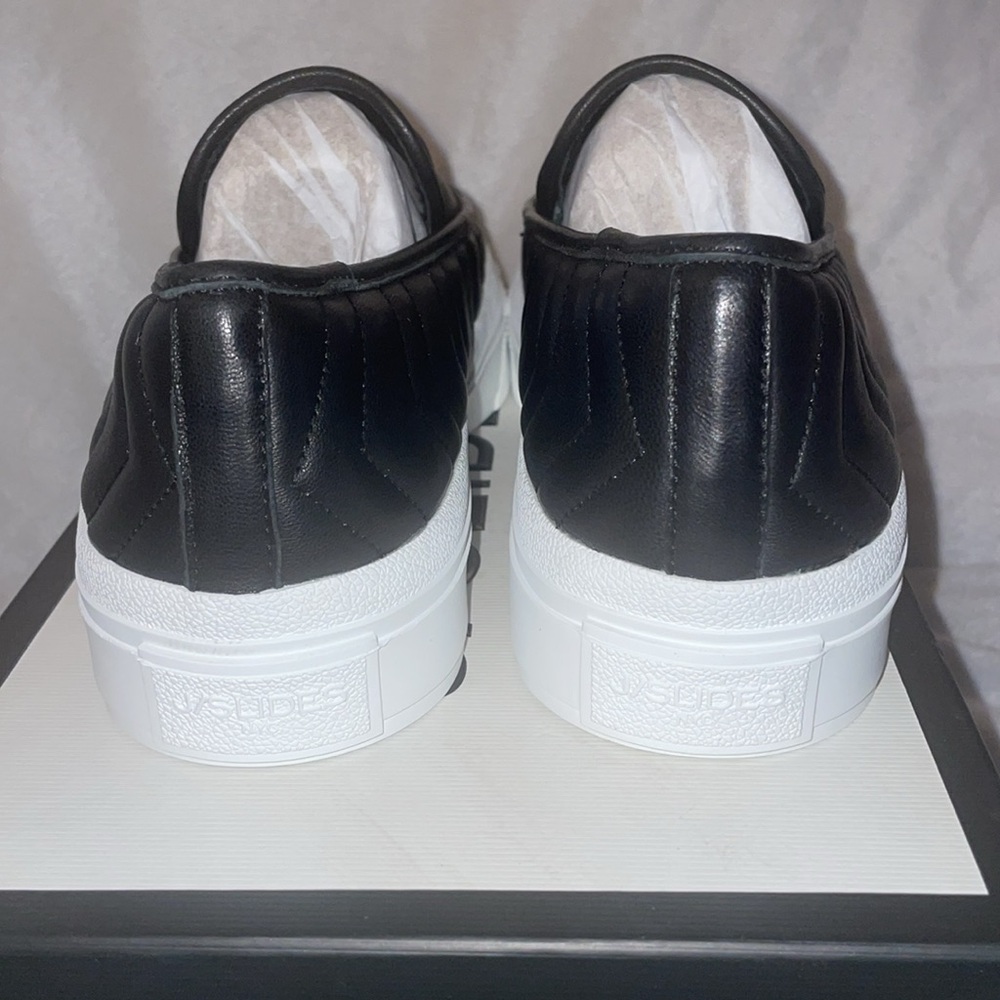 NWT J/SLIDES GYPSY Black Leather Sneaker - Picture 11 of 15